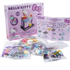 New hello kitty and friend boba shop building set